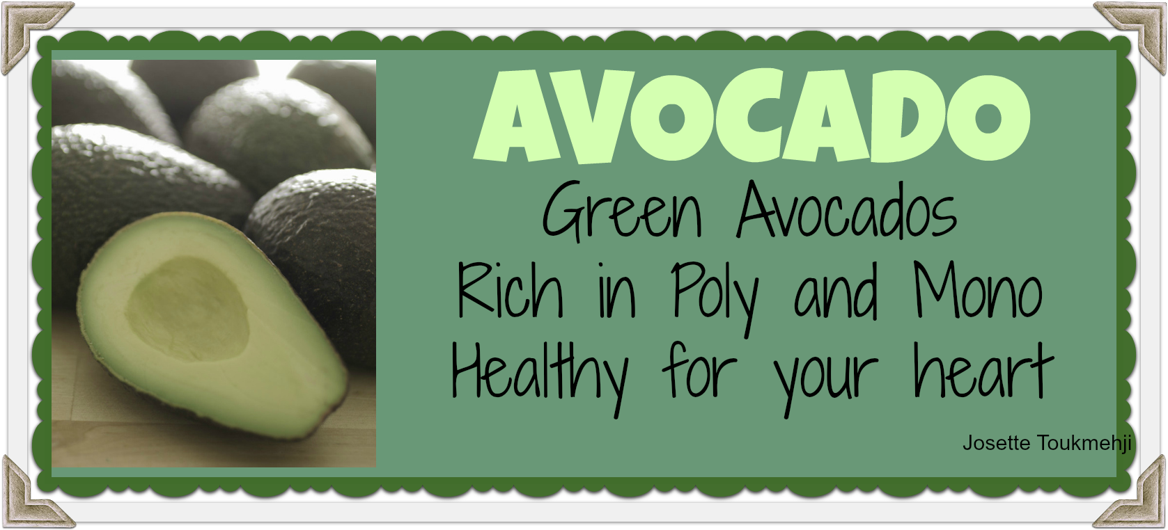 Avocado Health Benefits Promotional Graphic