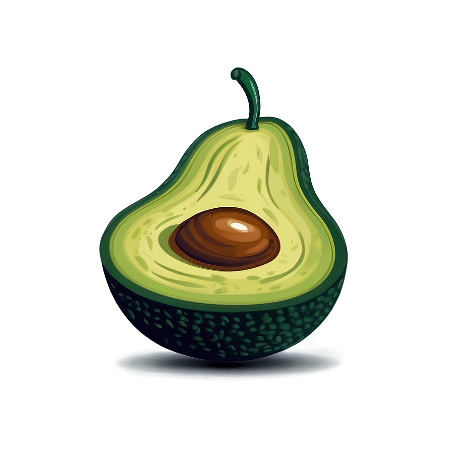 Avocado Mascot Png 3