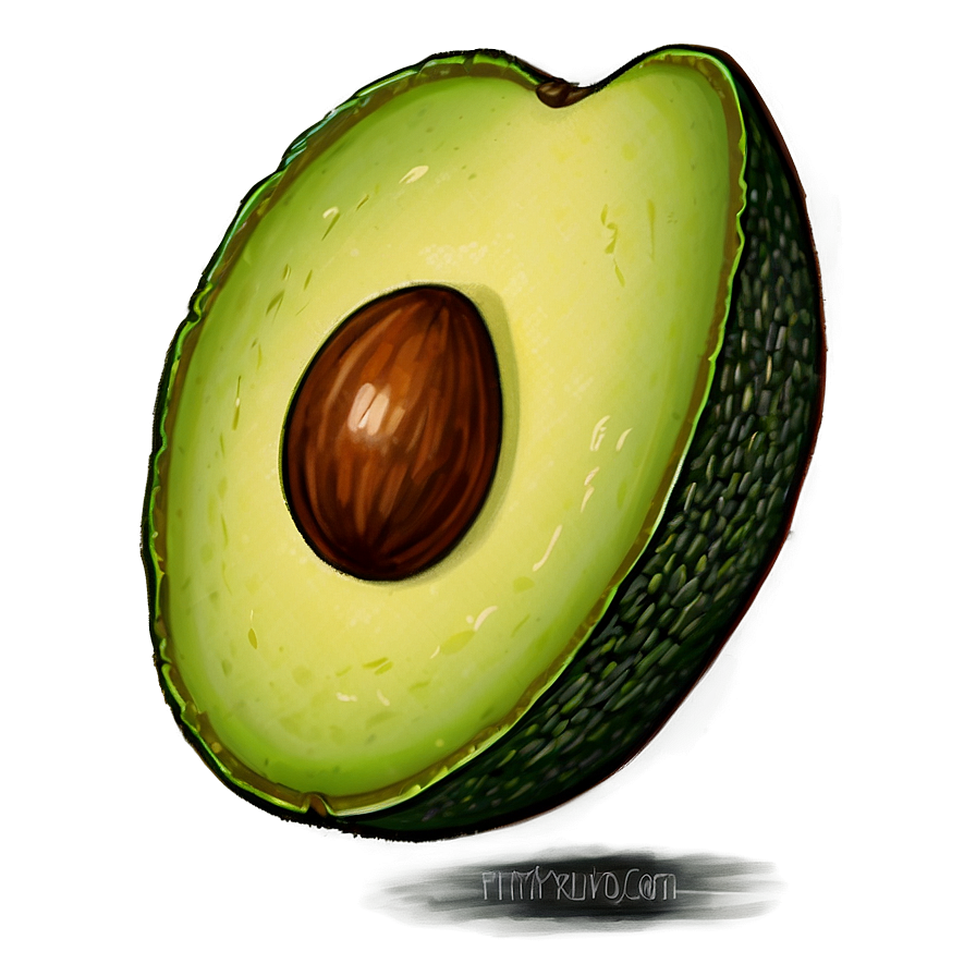 Avocado Slice Png Xhu