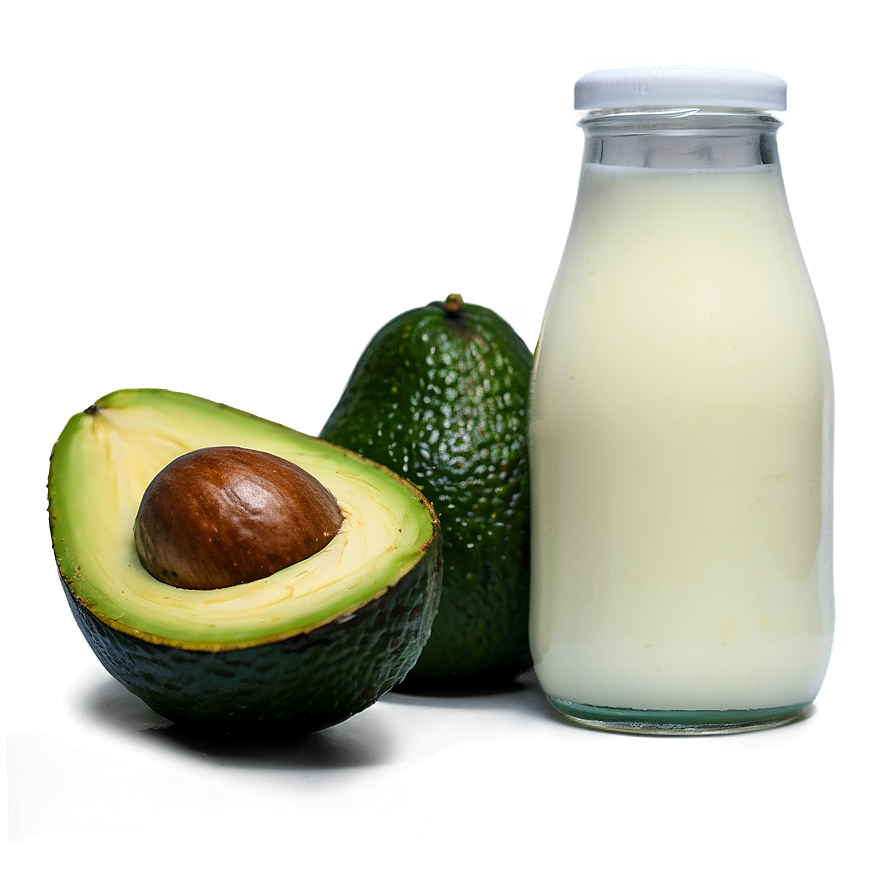 Avocado With Milk Png Diu8