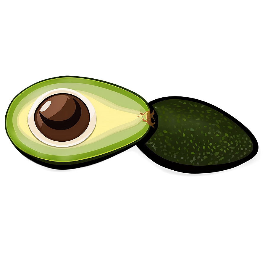 Avocado With Sunglasses Png 54