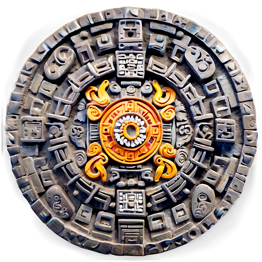 Aztec Calendar Stone Mexico Png Hoh