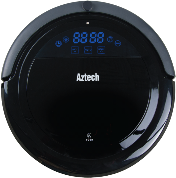 Aztech Robotic Vacuum Cleaner Top View