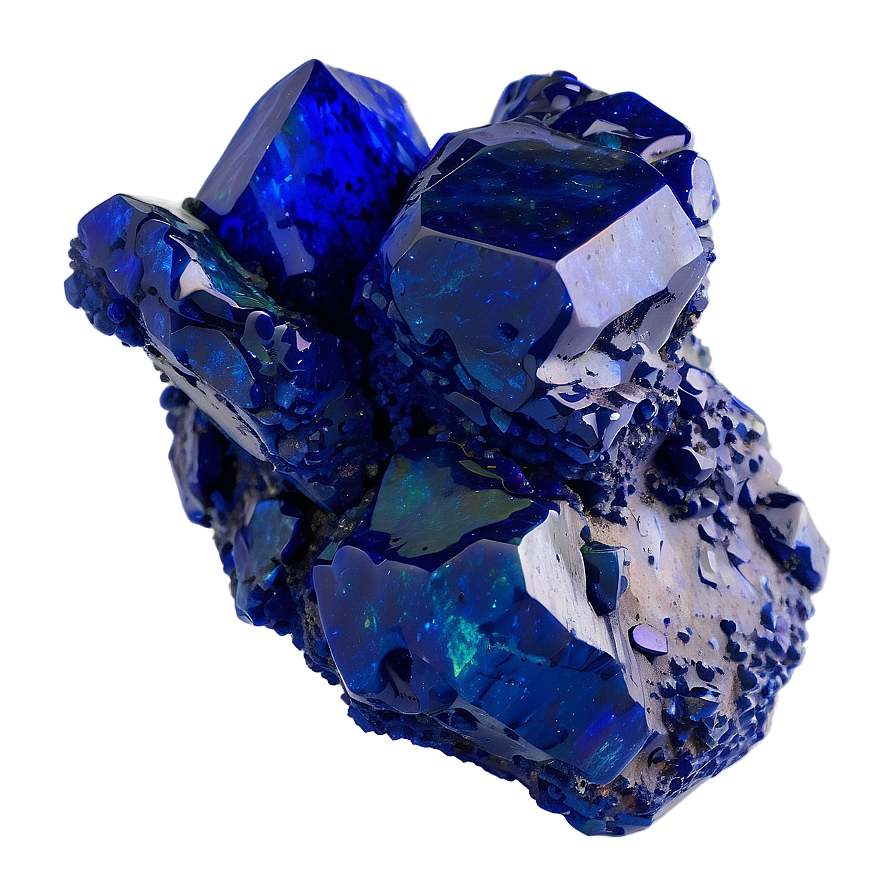 Azurite Crystal Png 20