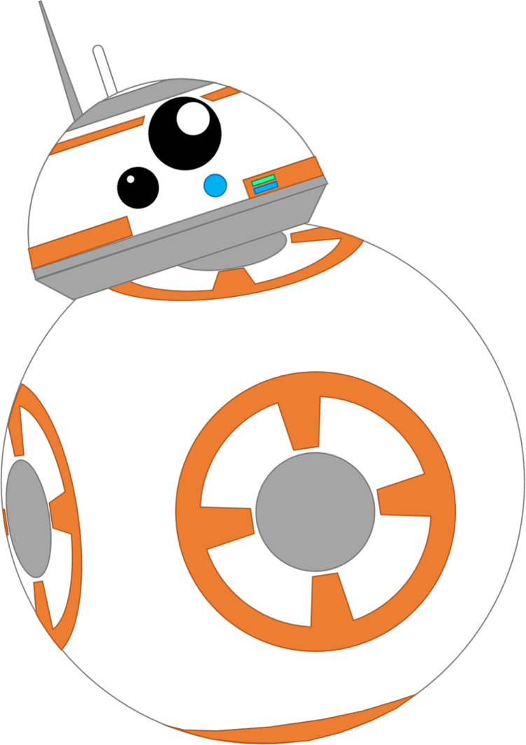 B B8 Droid Star Wars Vector Art