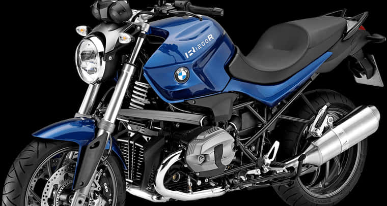 B M W R1200 R Blue Motorcycle H D