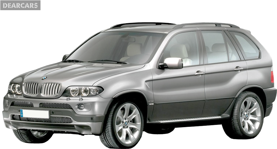 B M W X5 Silver S U V Side View