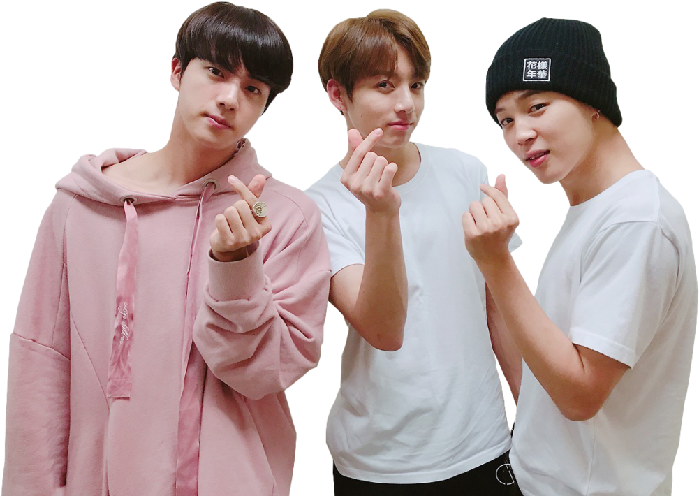 B T S_ Jungkook_ Friends_ Finger_ Hearts