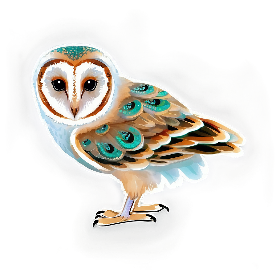 Baby Barn Owl Png 06252024