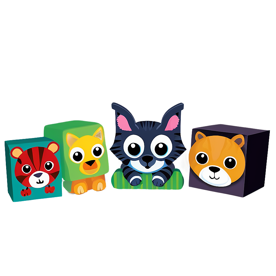 Baby Blocks With Animals Png 06212024