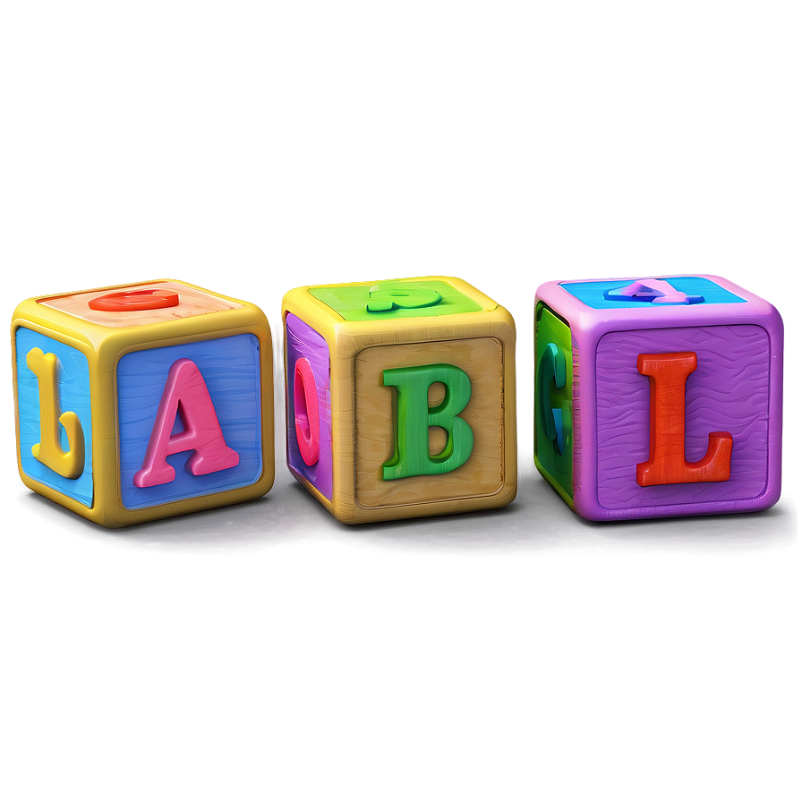 Baby Blocks With Letters Png Xuf