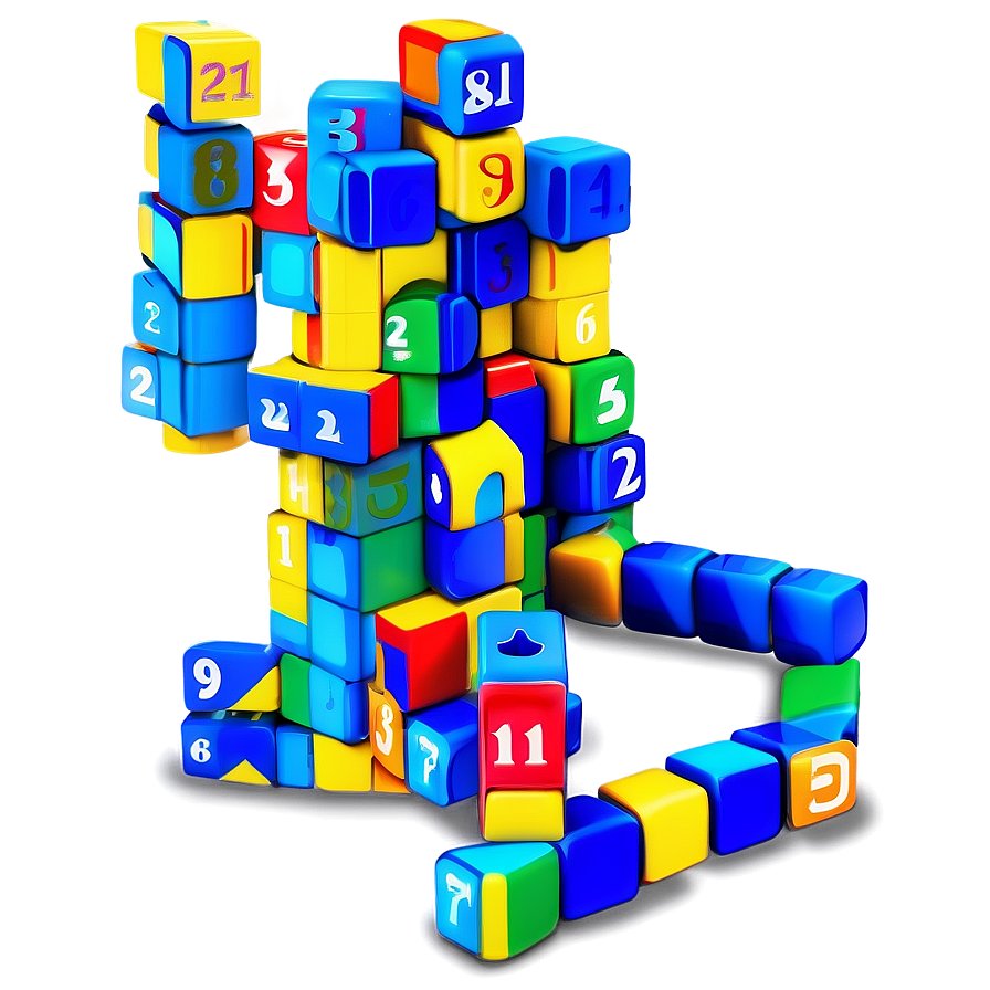 Baby Blocks With Numbers Png 06212024