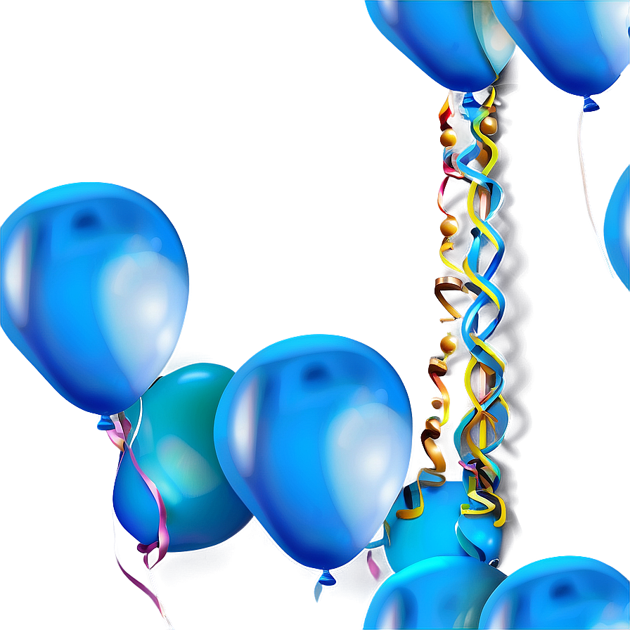 Baby Blue Balloons Png Bud