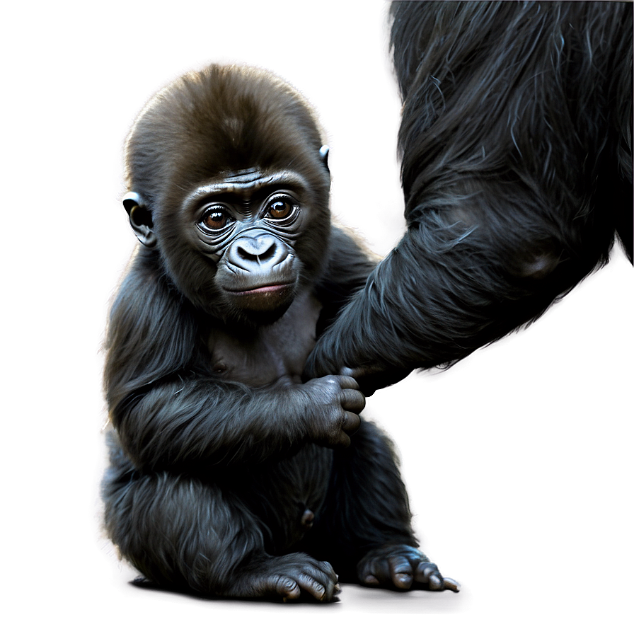 Baby Gorilla Cute Png 8