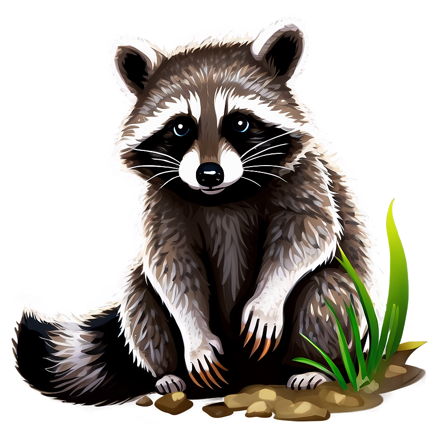 Baby Raccoon Clipart Png Euh79