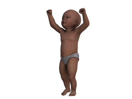 Baby Raising Armsin Triumph