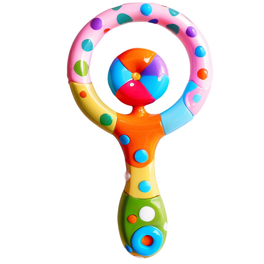 Baby Rattle With Handle Png 34