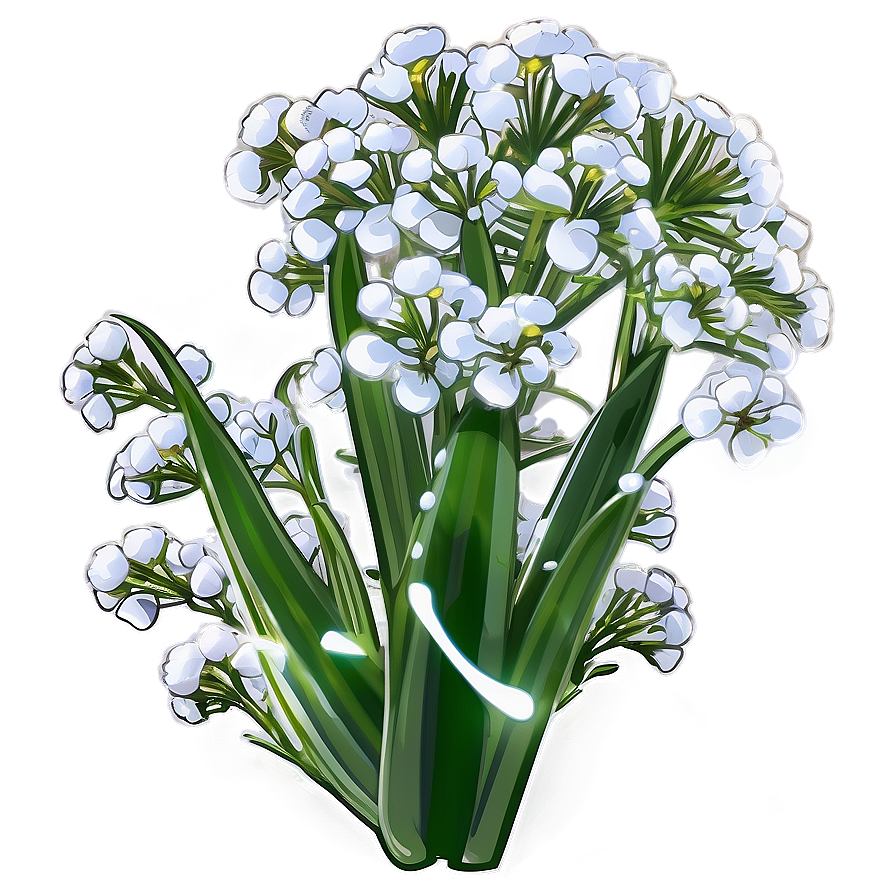 Baby's Breath In Morning Dew Png Vwg