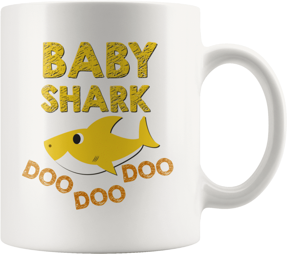 Baby Shark Themed Coffee Mug