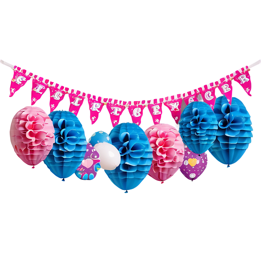 Baby Shower Girl Decorations Png Ilb37