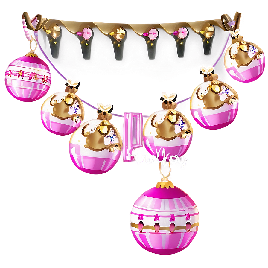 Baby Shower Pink And Gold Theme Png 78