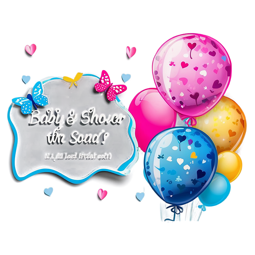 Baby Shower Wishes Card Png Gox