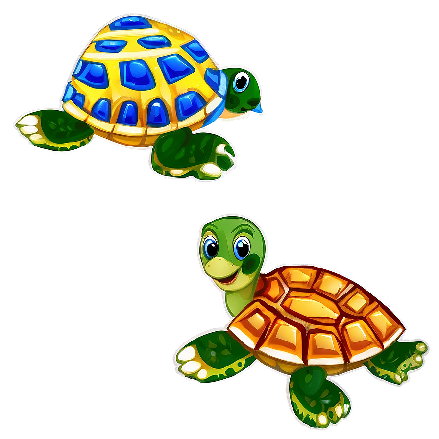 Baby Turtle And Butterfly Png Esj