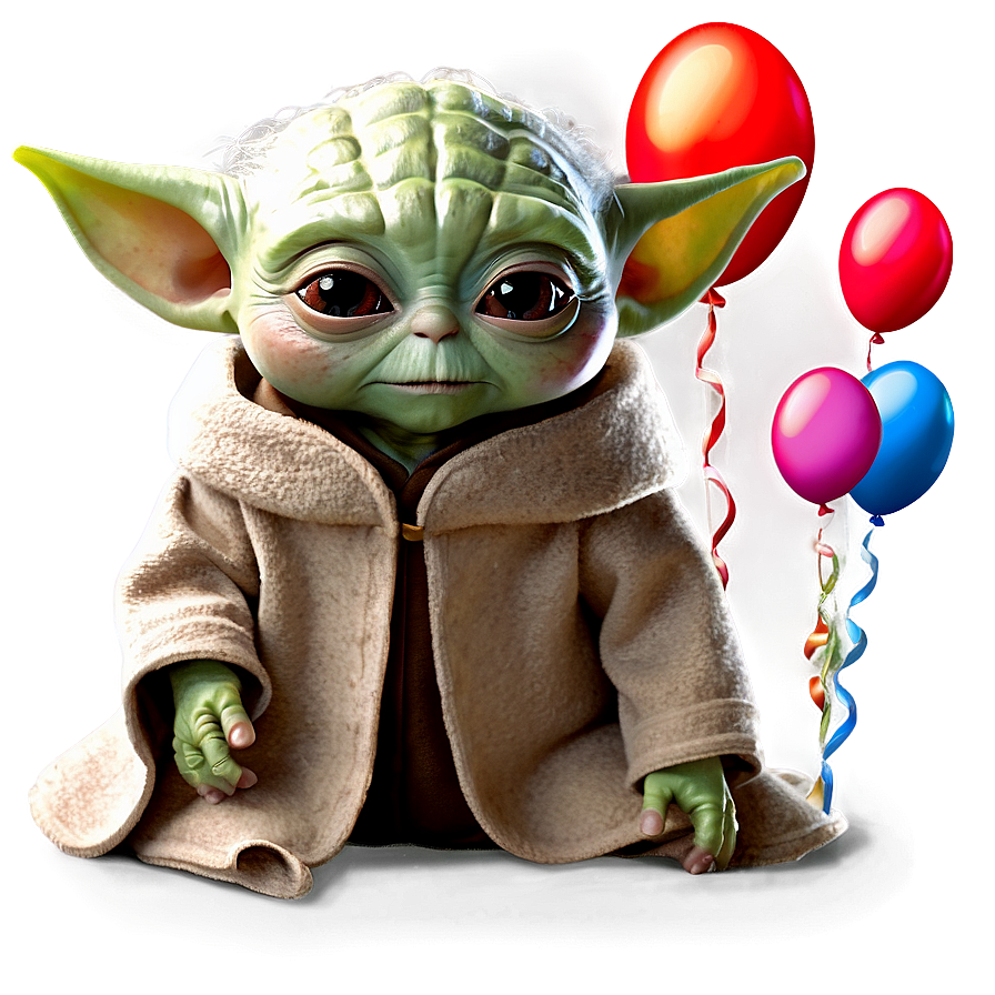 Baby Yoda Birthday Party Png 64