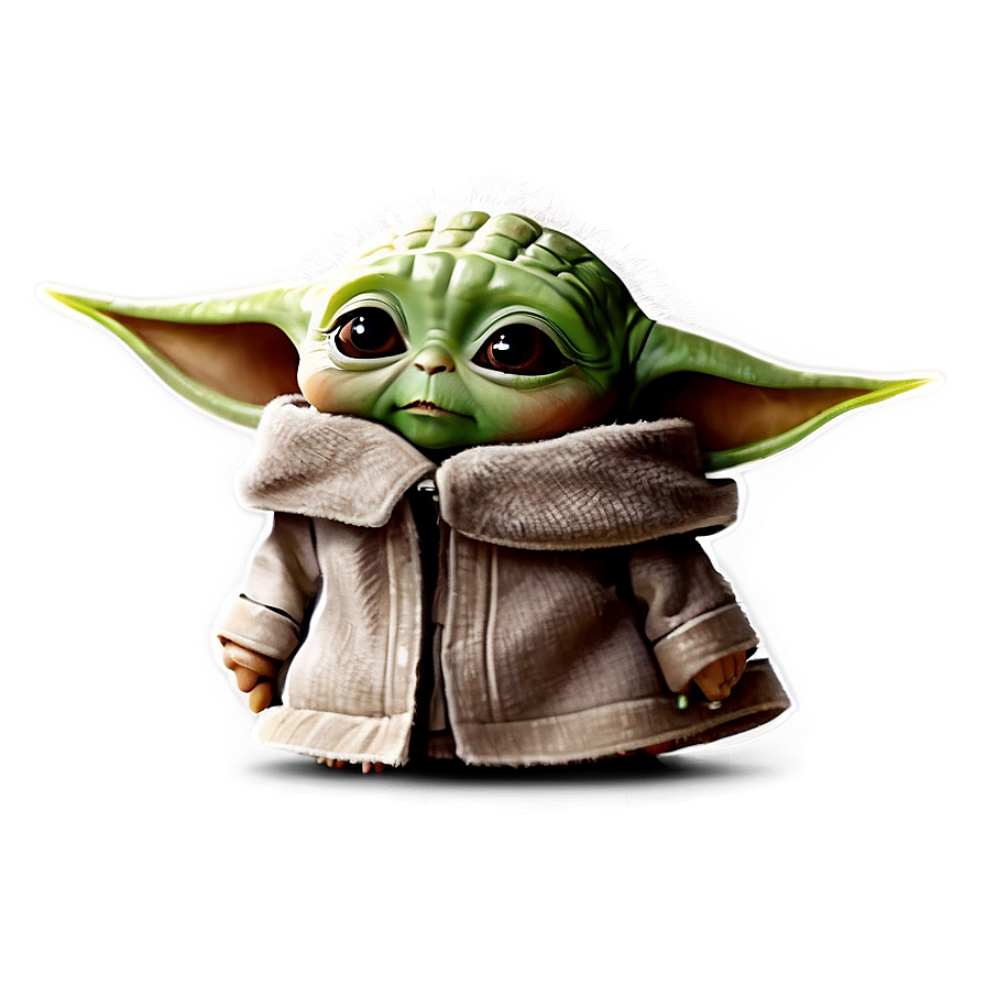 Baby Yoda Cartoon Drawing Png Abg