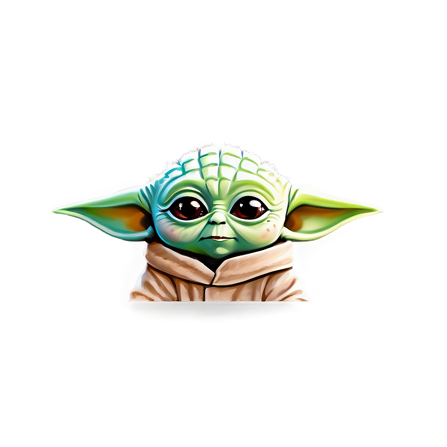 Baby Yoda Cartoon Drawing Tutorial Png 06252024