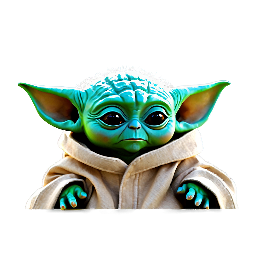 Baby Yoda Cartoon Outline Png Ass