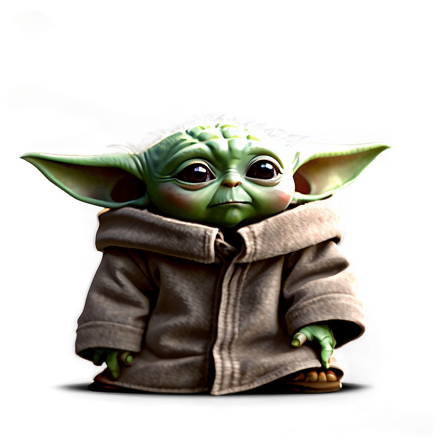 Baby Yoda Cartoon Wallpaper Png 06252024