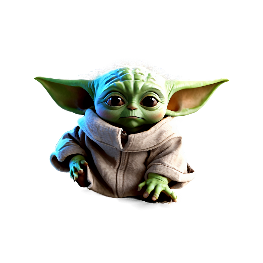 Baby Yoda Cartoon Wallpaper Png 06252024