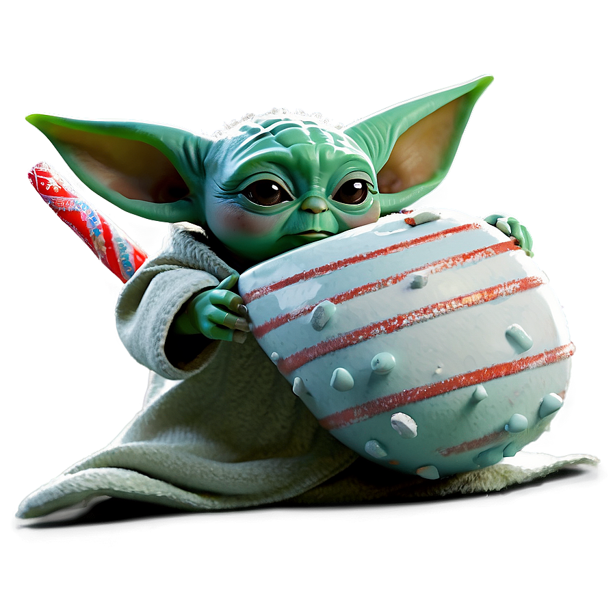 Baby Yoda Christmas Theme Png Vwr