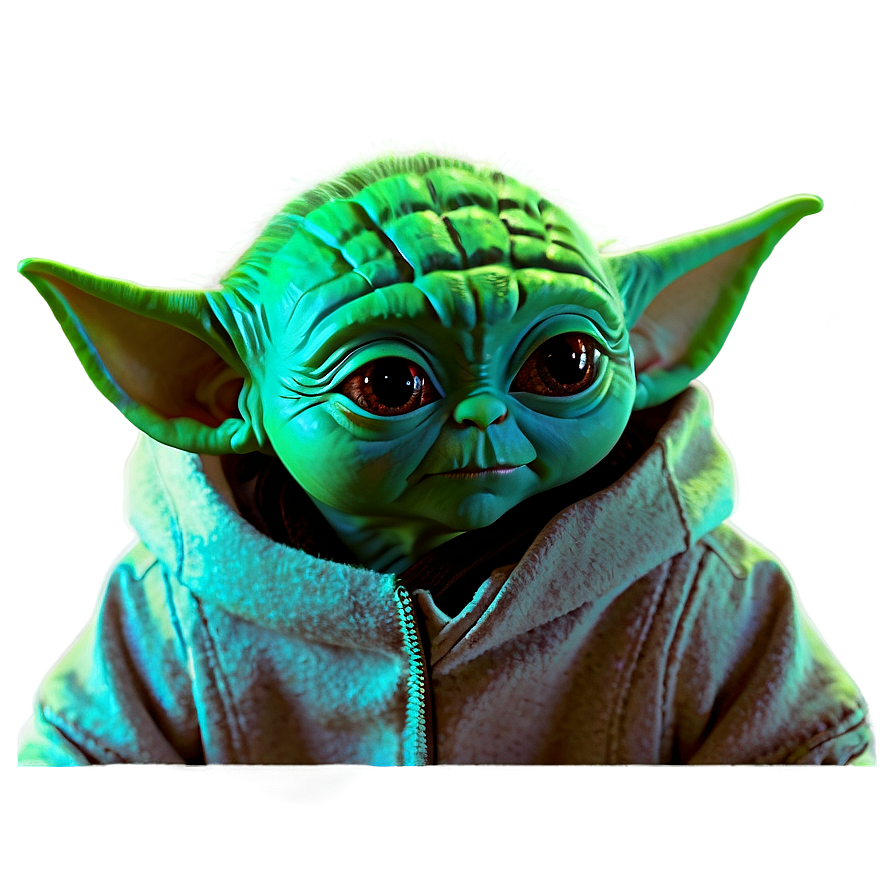 Baby Yoda Ears Up Png 16