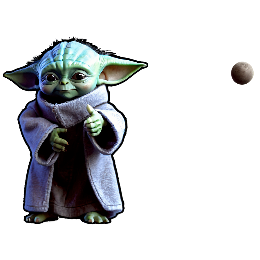 Baby Yoda Hand Gesture Png 05062024