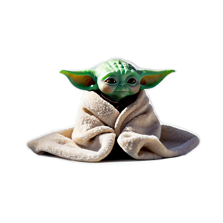 Baby Yoda In Robe Png 05062024