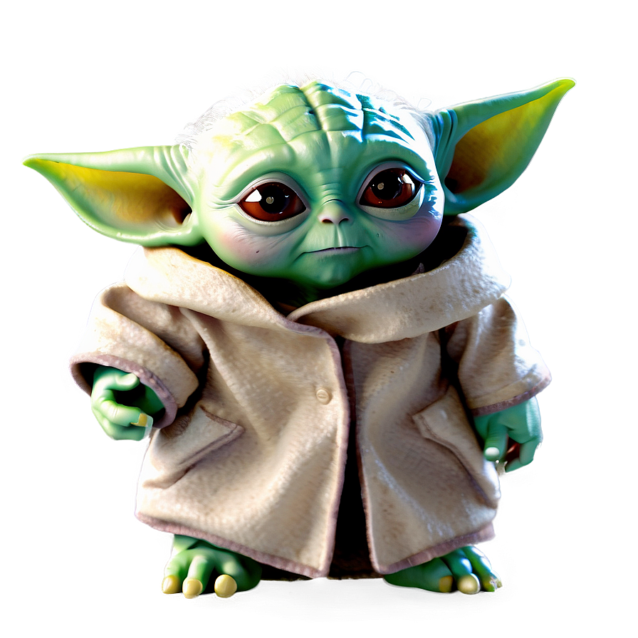 Baby Yoda Playing With Toys Png Qws60