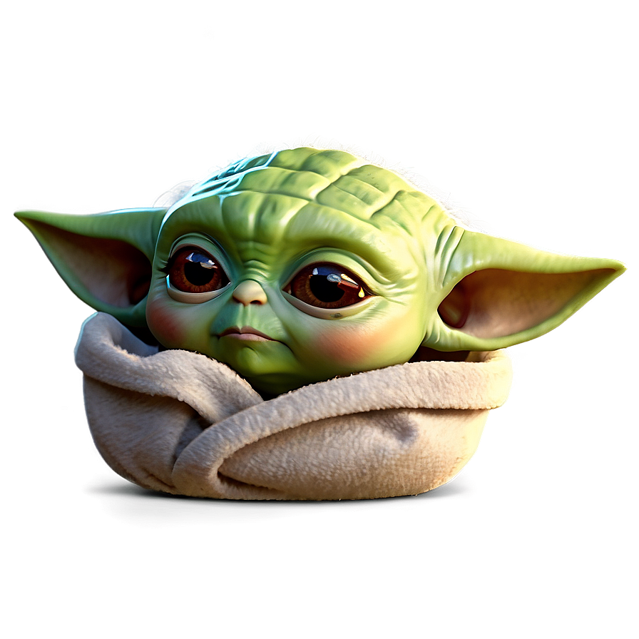 Baby Yoda Pod Cartoon Image Png 7