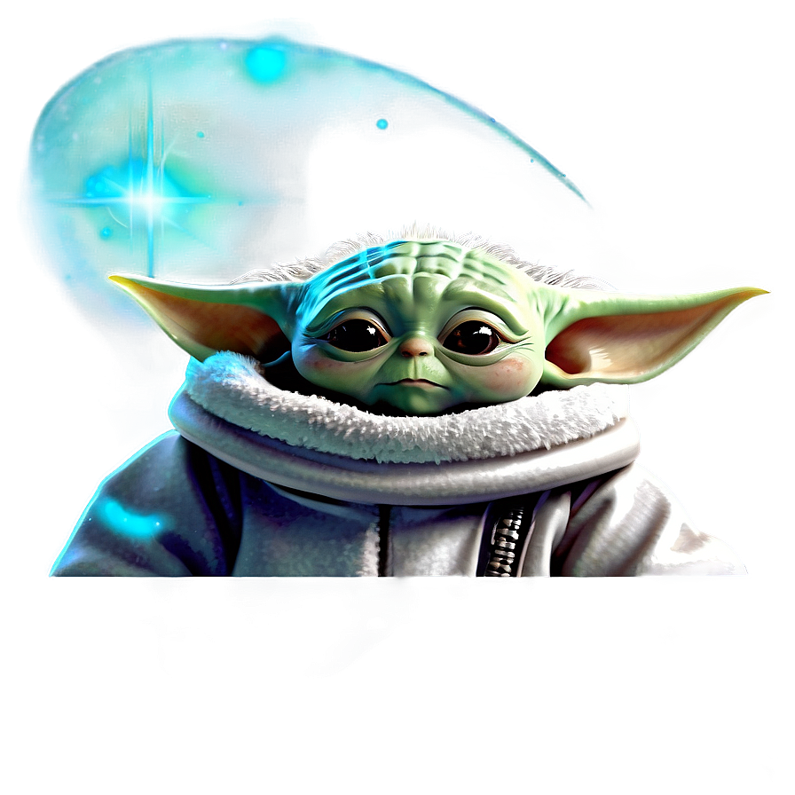 Baby Yoda Space Background Png Xdl