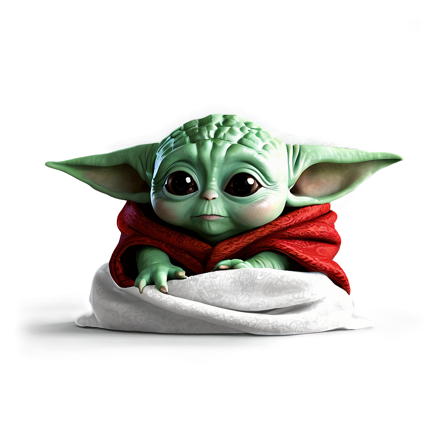 Baby Yoda With Blanket Png Hhm