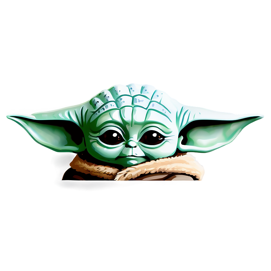 Baby Yoda With Hat Png Djl