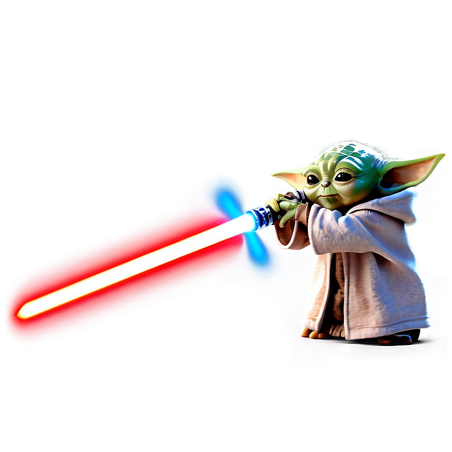 Baby Yoda With Lightsaber Png Jgx74