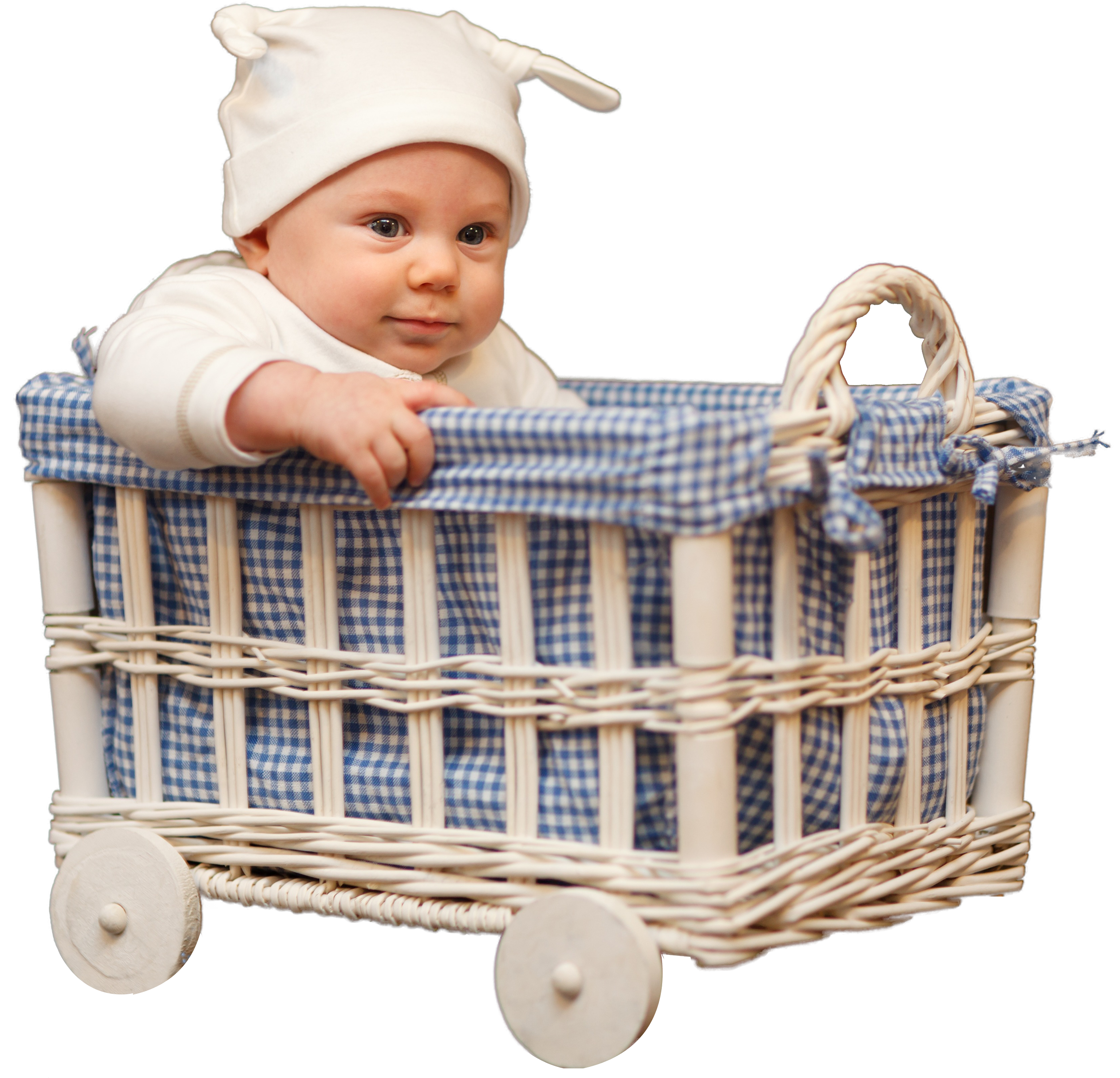 Babyin Wicker Cart Cute Outfit