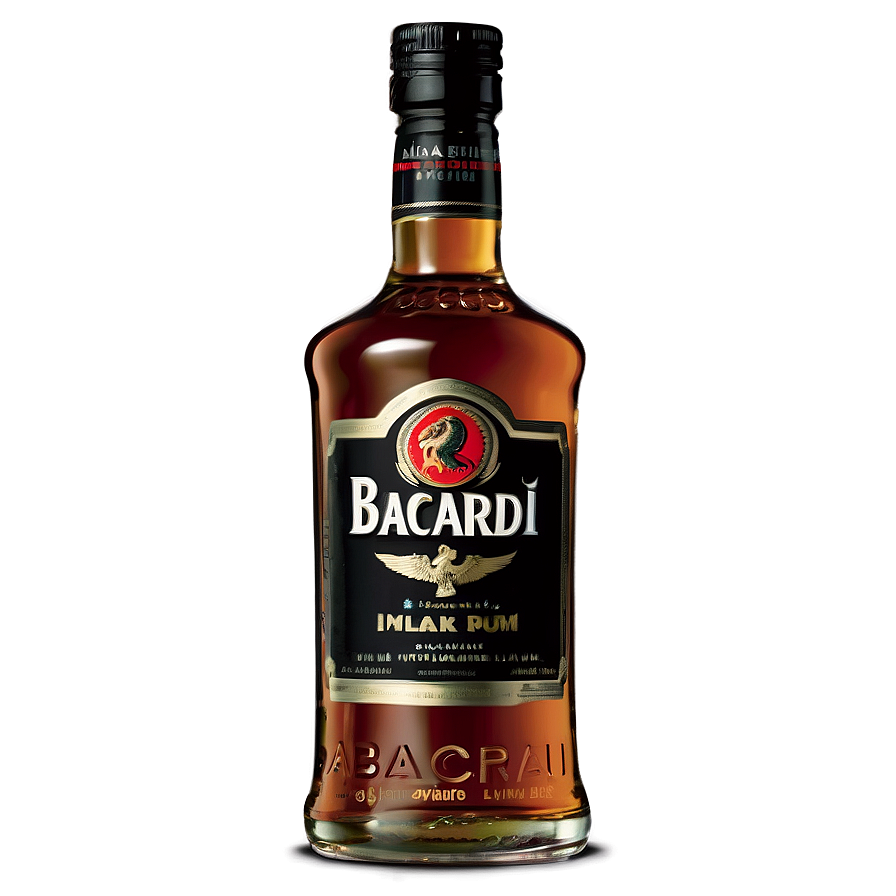 Bacardi Black Rum Png 30