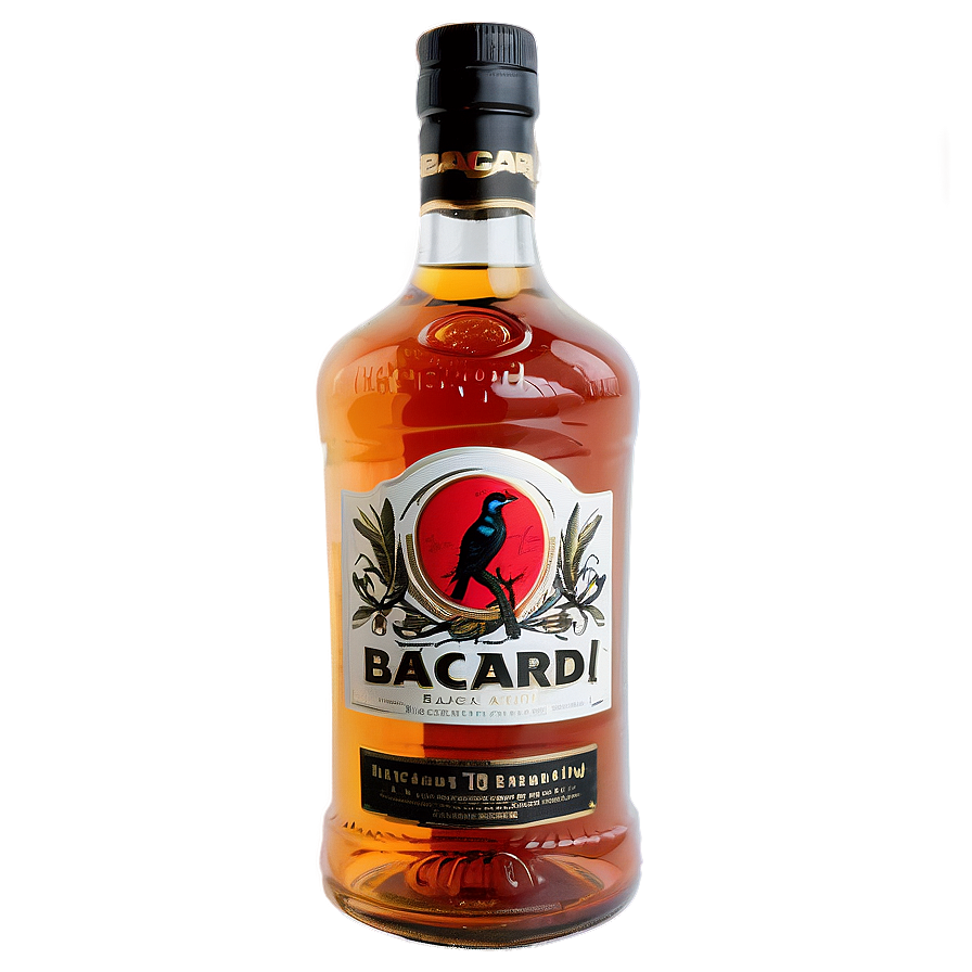 Bacardi Black Rum Png Foe