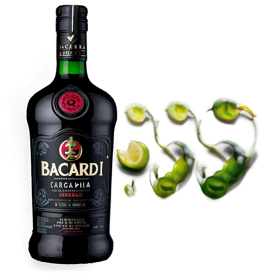 Bacardi Carta Negra Png 06282024