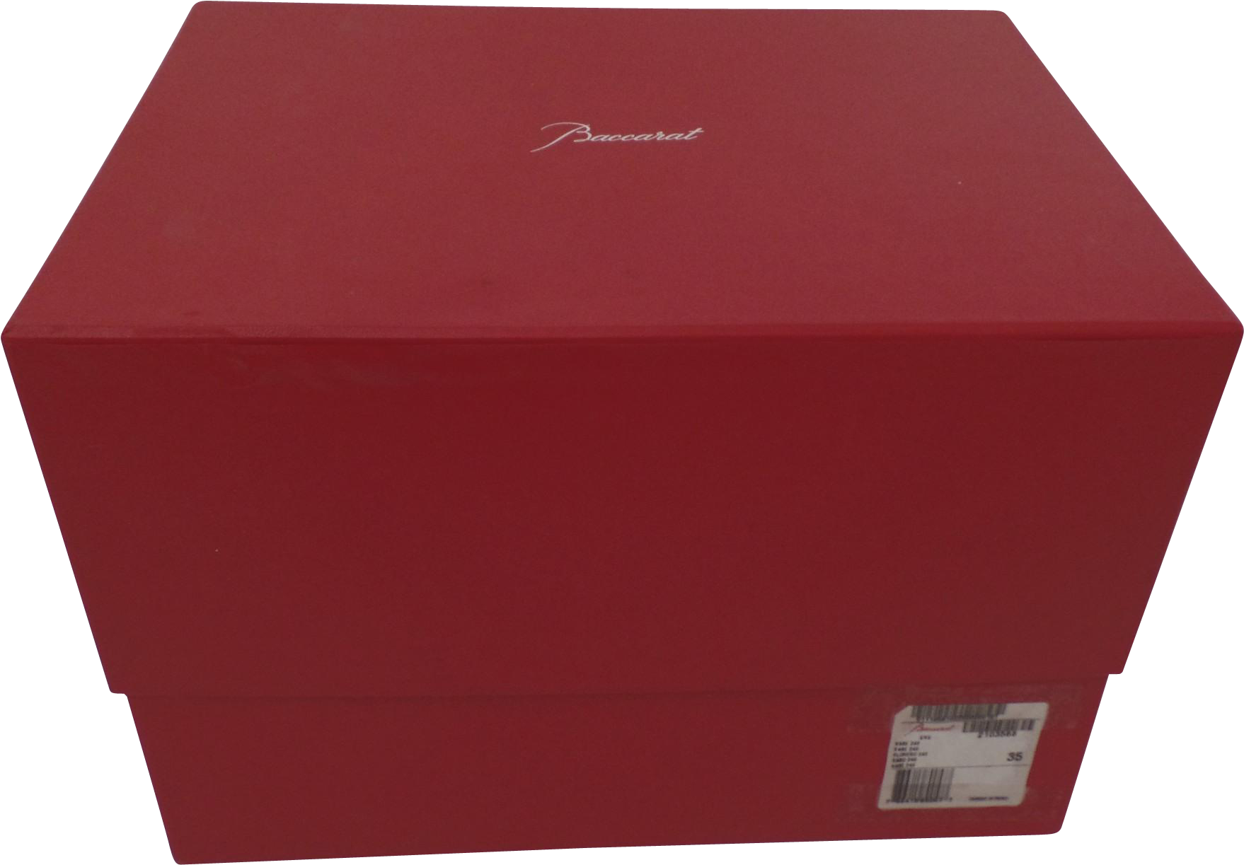 Baccarat Red Box Packaging