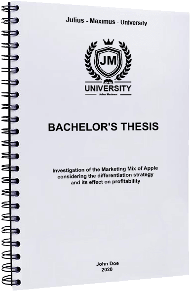 Bachelor Thesis Cover Julius Maximus University