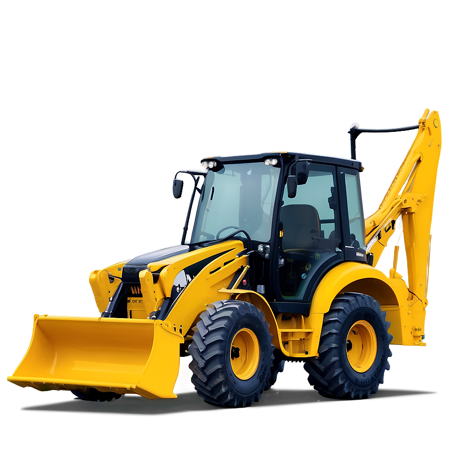 Backhoe Loader Front View Png 06272024